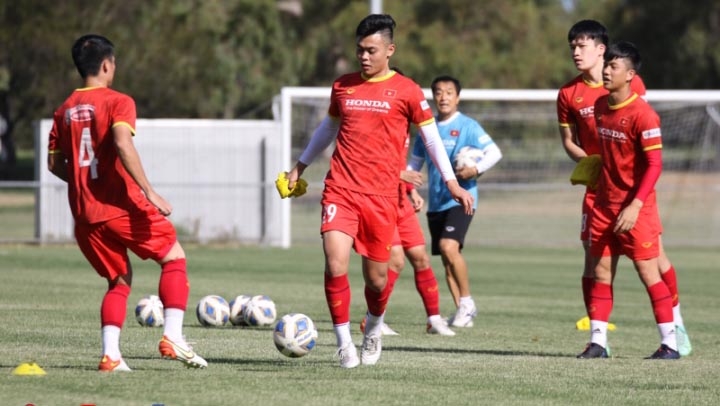 National squad hold training session in Australia ahead of World Cup qualifiers